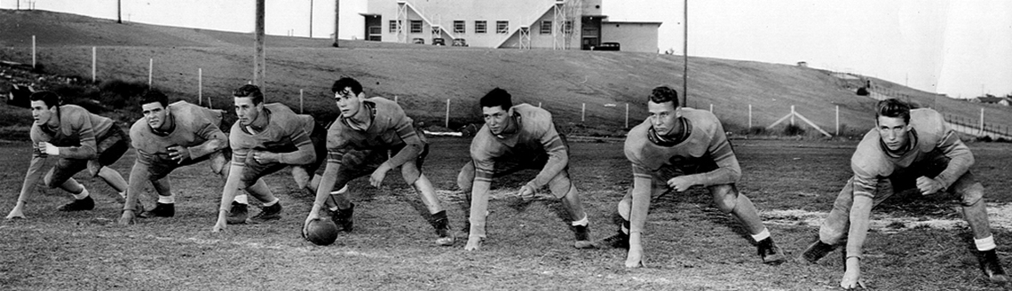 1948 Bomber offensive line